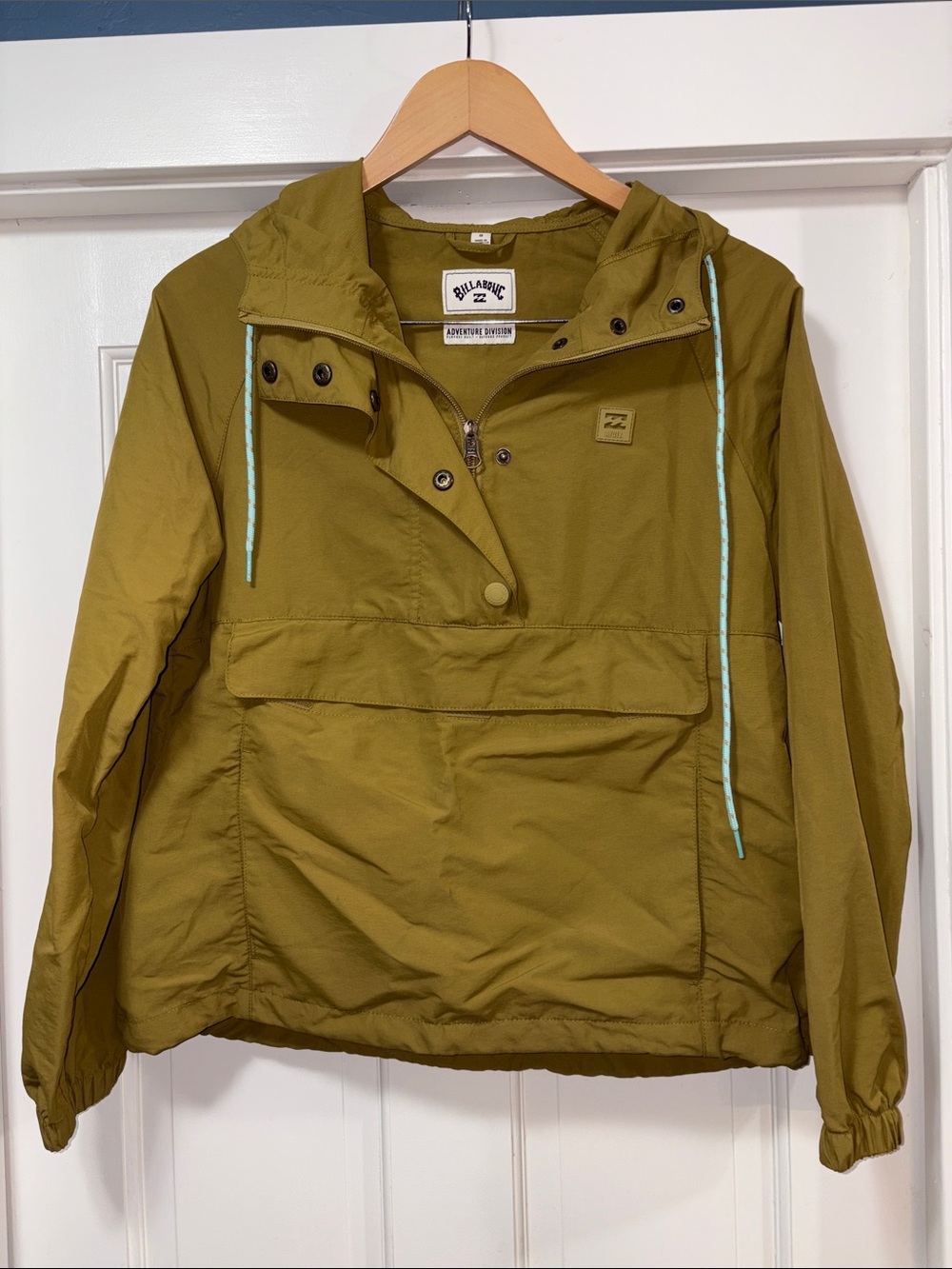 Billabong Olive Green Hooded Pullover